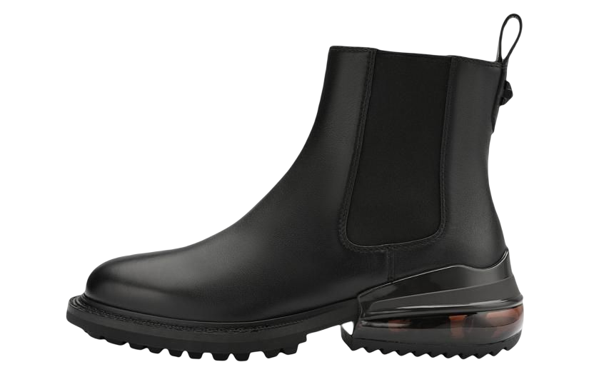 (W) C°BANNER Glossy Leather Chelsea Boot 'Black'