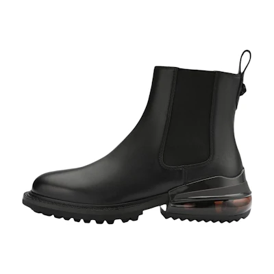 (W) C°BANNER Glossy Leather Chelsea Boot 'Black'