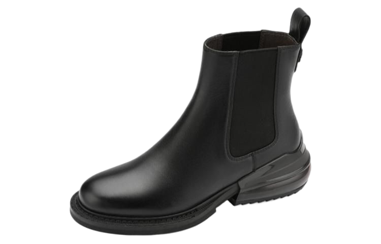 (W) C°BANNER Glossy Leather Chelsea Boot 'Black' 圖 2
