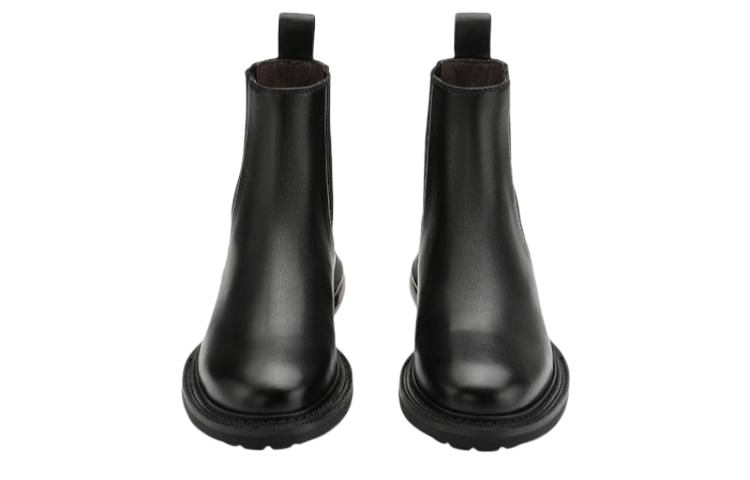 (W) C°BANNER Glossy Leather Chelsea Boot 'Black' 圖 3