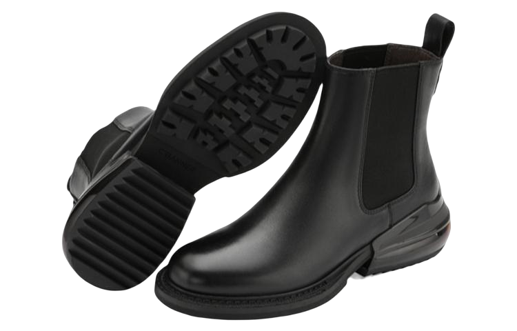 (W) C°BANNER Glossy Leather Chelsea Boot 'Black' 圖 5