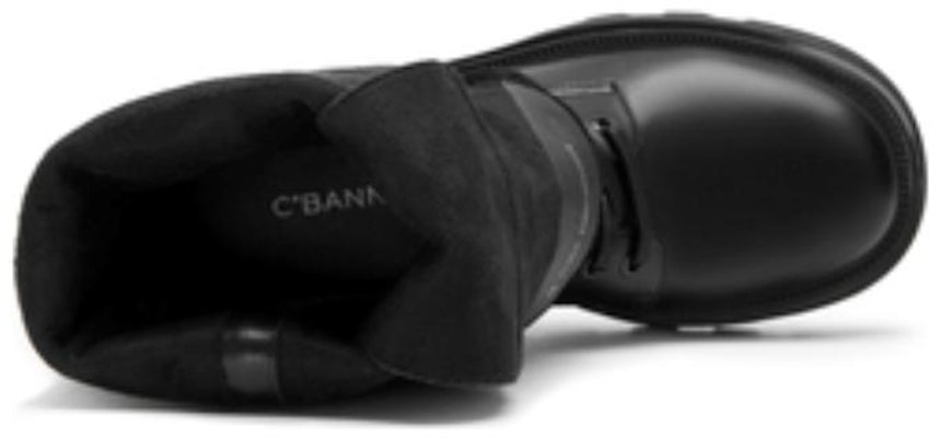 (W) C°배너 하이탑 부츠 (블랙 레더) A22556818B01 Lookbook (W) C°배너 하이탑 부츠 (블랙 레더) A22556818B01