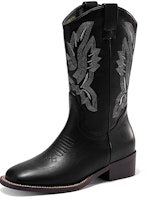 (W) C°BANNER Sepatu Boot Tinggi 'Slip-On Hitam Nyaman' Q7933973X01 Order (W) C°BANNER Sepatu Boot Tinggi 'Slip-On Hitam Nyaman' Q7933973X01