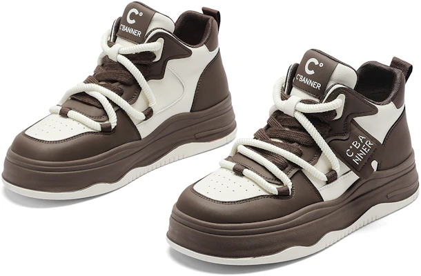 (W) C°BANNER Sepatu Sneakers Platform Tinggi 'Beige Brown' Q9033913D84 Shop (W) C°BANNER Sepatu Sneakers Platform Tinggi 'Beige Brown' Q9033913D84