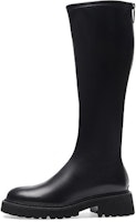(Women) C°BANNER High-Top Retro British Zip Knight Boots 'Black' A21501982B01 (Women) C°BANNER High-Top Retro British Zip Knight Boots 'Black' A21501982B01