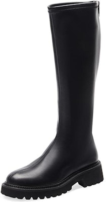 (Women) C°BANNER High-Top Retro British Zip Knight Boots 'Black' A21501982B01 Order (Women) C°BANNER High-Top Retro British Zip Knight Boots 'Black' A21501982B01