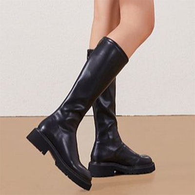(Women) C°BANNER High-Top Retro British Zip Knight Boots 'Black' A21501982B01 Details for (Women) C°BANNER High-Top Retro British Zip Knight Boots 'Black' A21501982B01