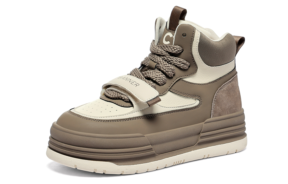 (W) C°BANNER High-Top Sneaker 'Brown Fashion' 圖 2
