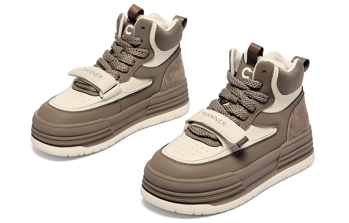 (W) C°BANNER High-Top Sneaker 'Brown Fashion' 圖 4