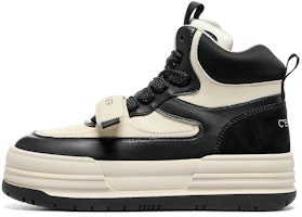 (Women) C°BANNER High-Top Sneaker 'Fashionable Black Leather' QB733092D01 (Women) C°BANNER High-Top Sneaker 'Fashionable Black Leather' QB733092D01