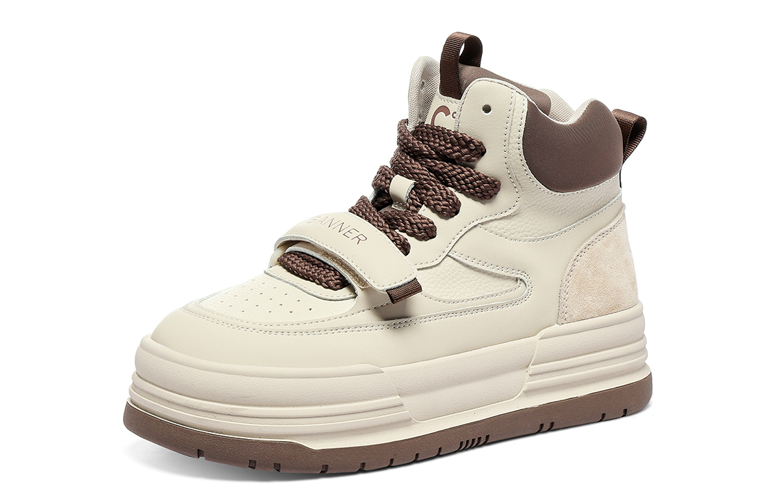 (W) C°BANNER High-Top Sneakers 'Khaki Fashion' 圖 2