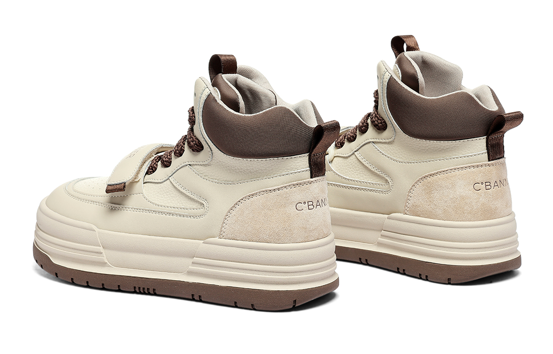 (W) C°BANNER High-Top Sneakers 'Khaki Fashion' 圖 5