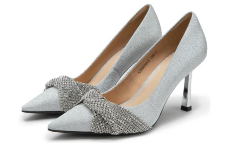 (W) C°BANNER High Heels 'Glamorous Knotted Silver' 圖 2