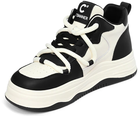 (W) (女性向け) C°BANNER ハイトップスニーカー『ベージュレザー波状ソール』Q9033913D70 Q9033913D70 Lookbook (W) (女性向け) C°BANNER ハイトップスニーカー『ベージュレザー波状ソール』Q9033913D70 Q9033913D70