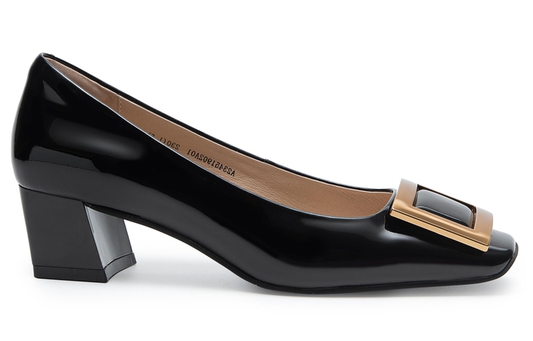 (W) C°BANNER Leather 5cm High Heels 'Gentle Breeze Block Heel' 圖 2