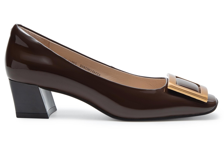 (W) C°BANNER Leather 5cm High Heels 'Gentle Breeze Block Heel' 圖 8