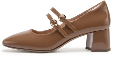 (Women) C°BANNER Leather 'Casual Low Cut Block Heel' A23476023 (Women) C°BANNER Leather 'Casual Low Cut Block Heel' A23476023