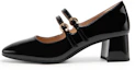 Sizing (W) C°BANNER革製カジュアルローカットブロックヒール A23476023