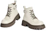 Purchase (W) C°배너 가죽 슬림 숏 마틴 부츠 베이지 QA1233057XE6