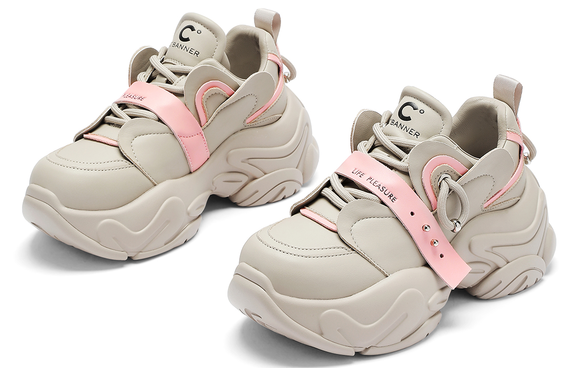 (W) C°BANNER Leather 'Khaki Dad Shoe' 圖 3