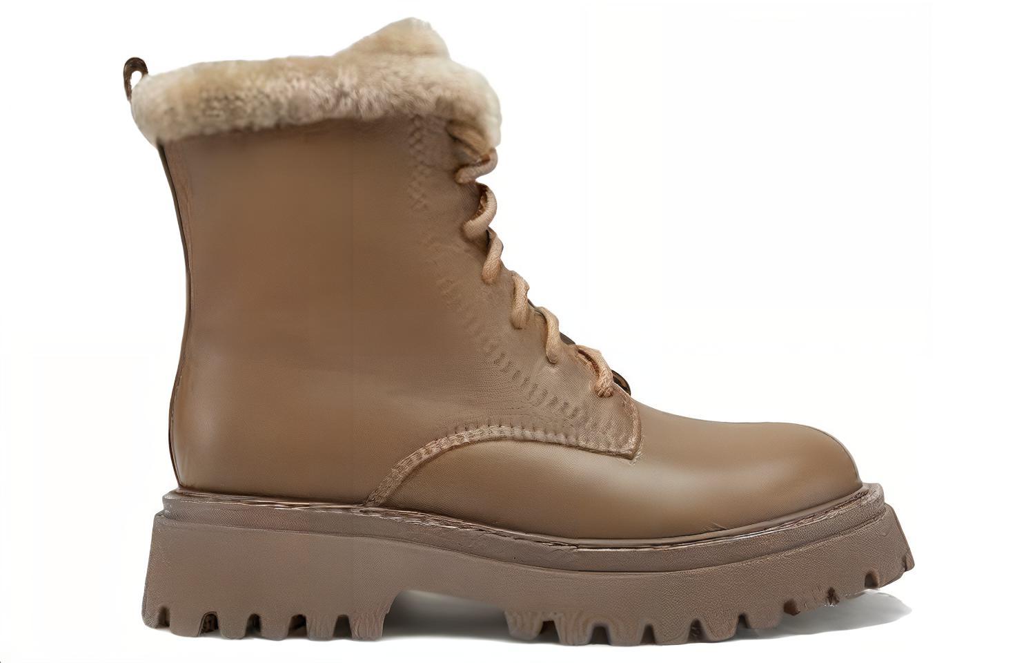 Order (W) C°BANNER レザーアンクルブーツ「キャメルマーティン」 A22669827B10