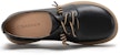 (Women) C°BANNER Leather Casual Round-Toe Mid-Low Heel 'Black' A23190221B01