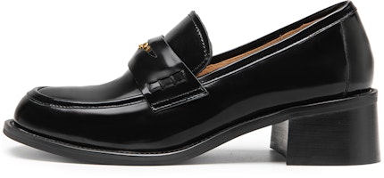 (Women) C°BANNER Leather Chunky Heel Pumps 4cm 'Black' A23190804B01 (Women) C°BANNER Leather Chunky Heel Pumps 4cm 'Black' A23190804B01