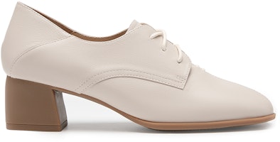 (W) C°BANNER Tacón Grueso de Cuero Slip-On 'Beige Workwear' A23101801A04 Order (W) C°BANNER Tacón Grueso de Cuero Slip-On 'Beige Workwear' A23101801A04