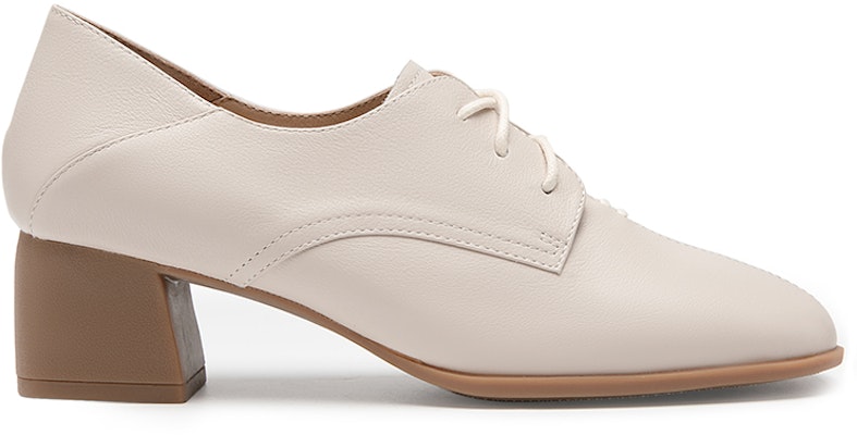 (Women) C°BANNER Leather Chunky Heel Slip-On 'Beige Workwear' A23101801A04 Order (Women) C°BANNER Leather Chunky Heel Slip-On 'Beige Workwear' A23101801A04