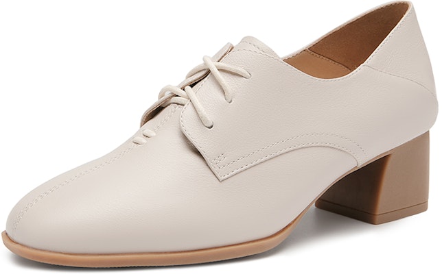 (Women) C°BANNER Leather Chunky Heel Slip-On 'Beige Workwear' A23101801A04 Lookbook (Women) C°BANNER Leather Chunky Heel Slip-On 'Beige Workwear' A23101801A04