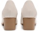 Shop (W) C°BANNER Tumit Chunky Kulit Slip-On 'Beige Workwear' A23101801A04