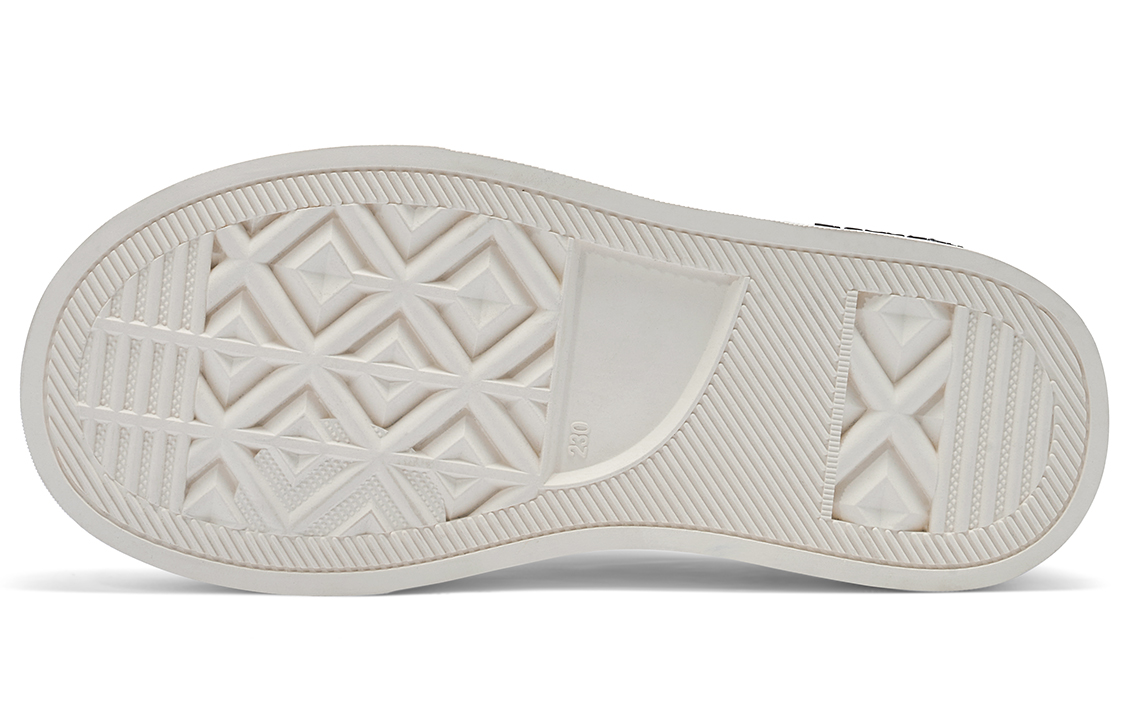 (W) C°BANNER Leather Chunky Sole Low-Top Sneakers 'White Contrast' 圖 5