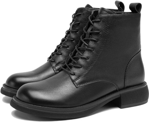 (Women) C°BANNER Leather Classic Lace-Up Ankle Boots 'Black' A22509816B01 Shop (Women) C°BANNER Leather Classic Lace-Up Ankle Boots 'Black' A22509816B01