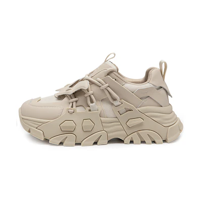 (W) C°BANNER Leather Dad Shoe 'Apricot Bat'