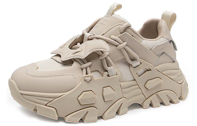 (W) C°BANNER Leather Dad Shoe 'Apricot Bat' 圖 3