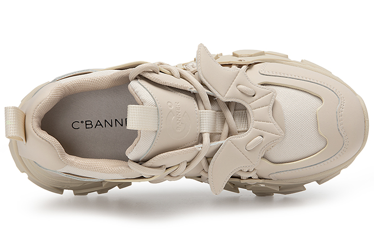 (W) C°BANNER Leather Dad Shoe 'Apricot Bat' 圖 5