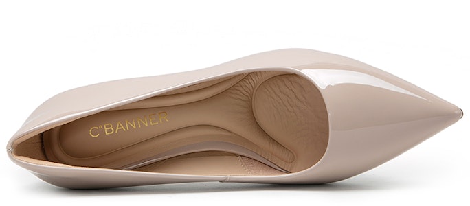 (W) C°BANNER Tacones Altos de Aguja Elegantes de Cuero con Punta Fina 'Rosa' A23105318A32 Purchase (W) C°BANNER Tacones Altos de Aguja Elegantes de Cuero con Punta Fina 'Rosa' A23105318A32