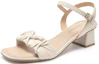 Lookbook (Women) C°BANNER Leather Fashion Chunky Heel 'Slingback Sandal' A23330711