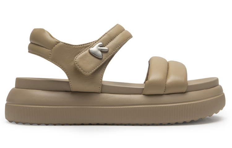 (W) C°BANNER Leather Fashion Slide 'Casual Chunky Sole' 圖 2