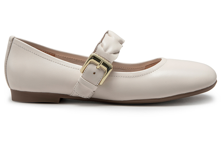 (W) C°BANNER Leather Flat 'French Fashion White' 圖 2