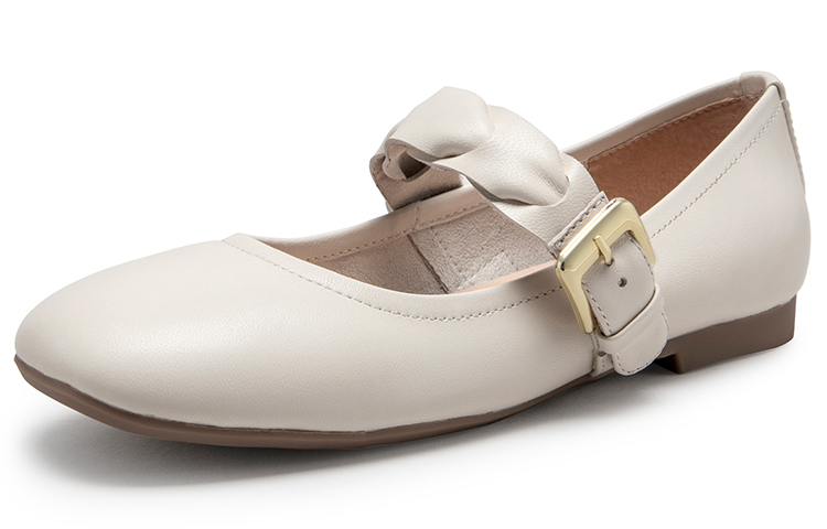 (W) C°BANNER Leather Flat 'French Fashion White' 圖 3