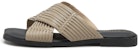 (W) C°BANNER Sandal Flat Kulit Fesyen 'Caramel Pudding' A23356890