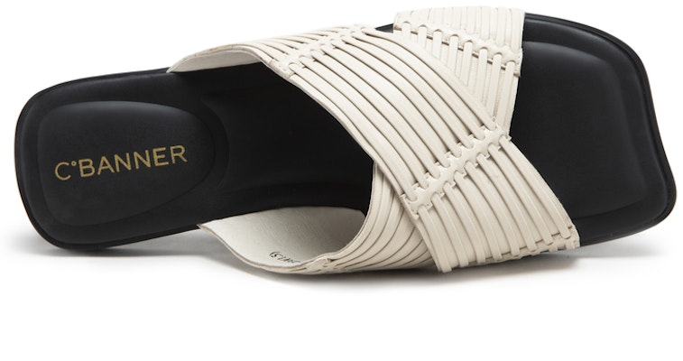 (Women) C°BANNER Leather Flat Fashion Sandals 'Caramel Pudding' A23356890 3