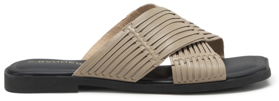 (Women) C°BANNER Leather Flat Fashion Sandals 'Caramel Pudding' A23356890 Order (Women) C°BANNER Leather Flat Fashion Sandals 'Caramel Pudding' A23356890