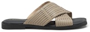 Order (W) C°BANNER Sandal Flat Kulit Fesyen 'Caramel Pudding' A23356890