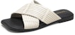 (W) C°BANNER Sandal Flat Kulit Fesyen 'Caramel Pudding' A23356890