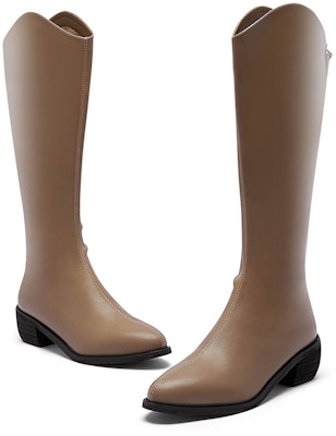 (Women) C°BANNER Leather High-Top Boots 'Milk Tea' Q7224267M87 Lookbook (Women) C°BANNER Leather High-Top Boots 'Milk Tea' Q7224267M87