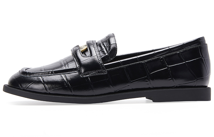 (W) C°BANNER Leather Loafers 'Black'