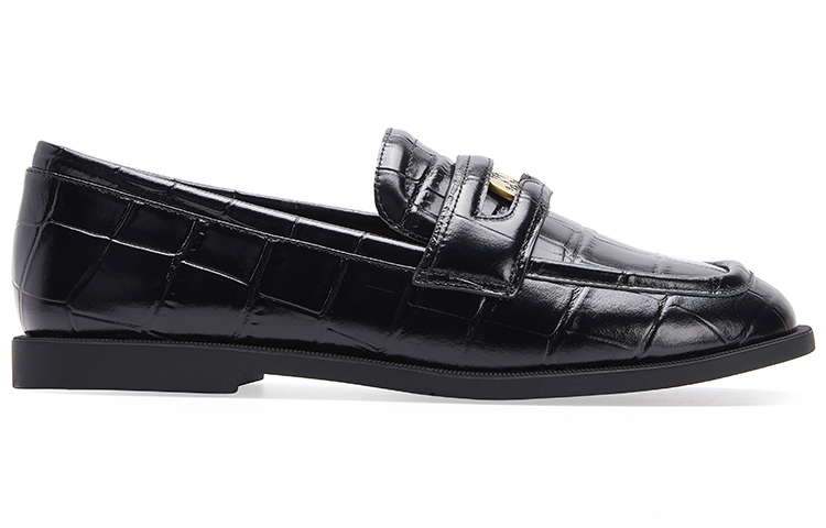 (W) C°BANNER Leather Loafers 'Black' 圖 2