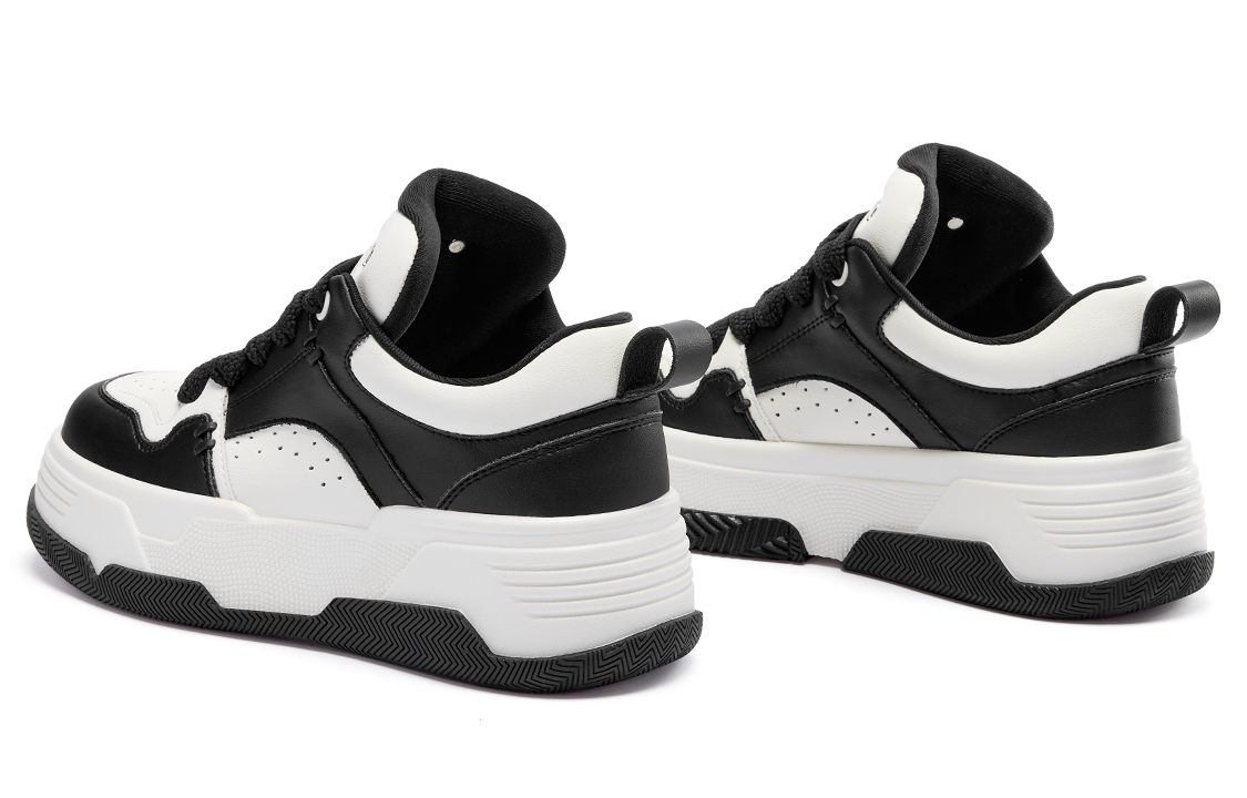 (W) C°BANNER Leather Low-Top 'Black and White CMFT' 圖 5